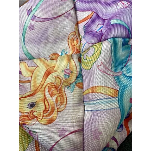 Iron Fist My Little Pony Rare Sundae Best G1 Shoulder Tote Bag Large 25” X 20” - Picture 12 of 14